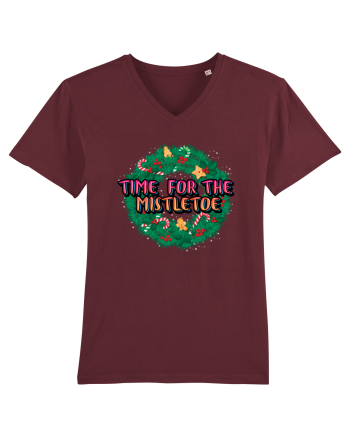 Time For The Mistletoe Burgundy
