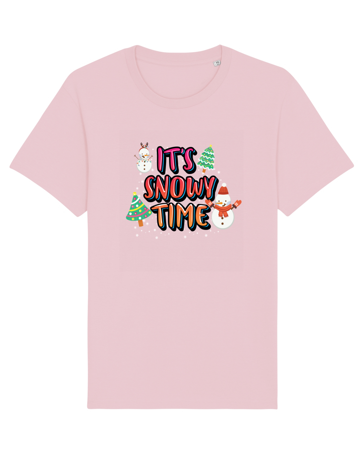 Tricou mânecă scurtă Unisex Rocker Cotton Pink