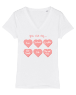 Tu ești... Tricou mânecă scurtă guler V Damă Evoker