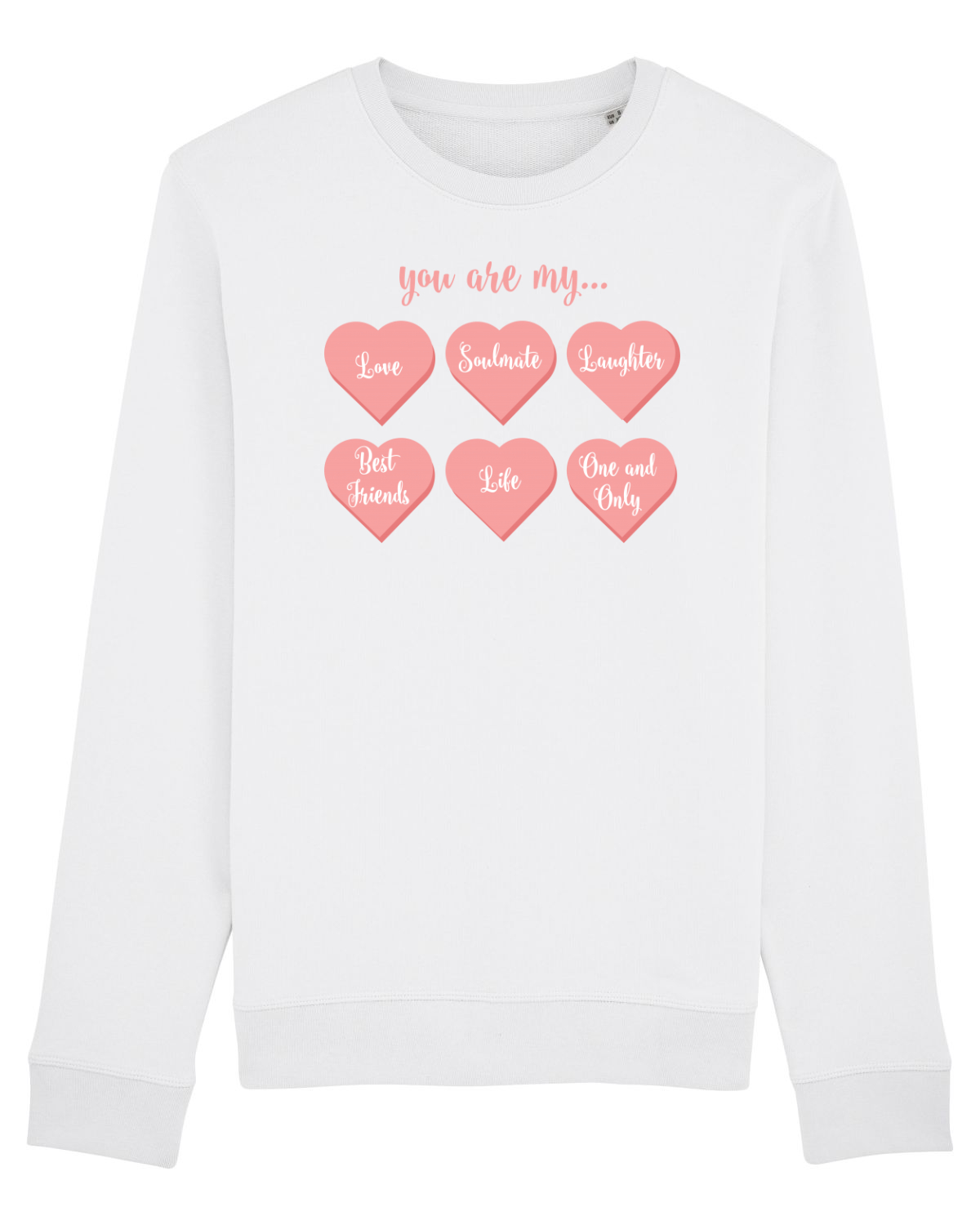Bluză mânecă lungă Unisex Rise White