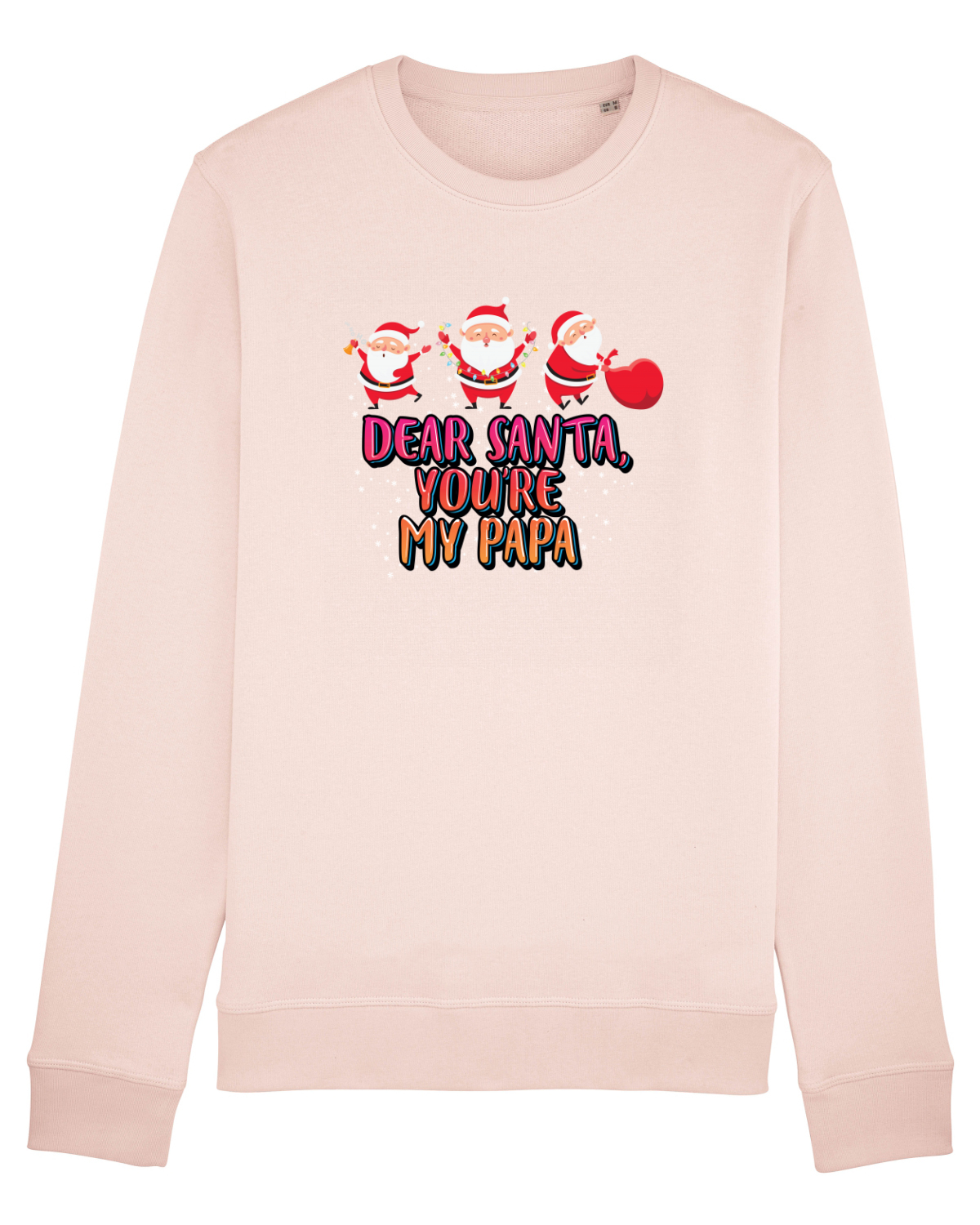 Bluză mânecă lungă Unisex Rise Candy Pink