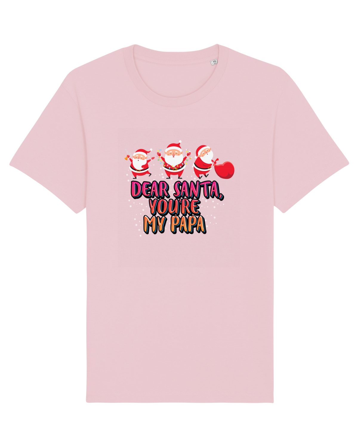 Tricou mânecă scurtă Unisex Rocker Cotton Pink