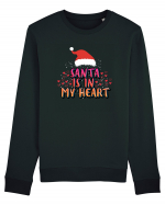 Santa Is In My Heart Bluză mânecă lungă Unisex Rise