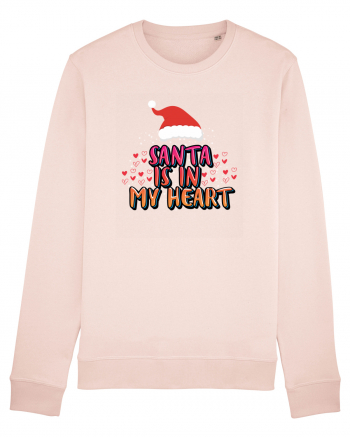 Santa Is In My Heart Candy Pink