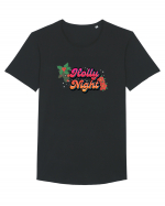 Holly Night Tricou mânecă scurtă guler larg Bărbat Skater