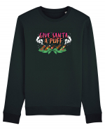 Give Santa A Puff Bluză mânecă lungă Unisex Rise