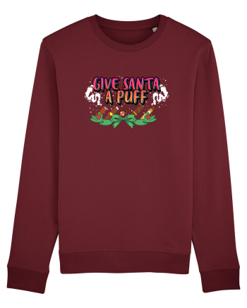 Give Santa A Puff Burgundy
