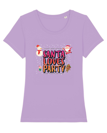 Santa Loves Party Lavender Dawn