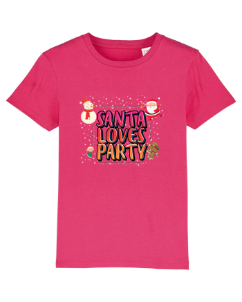 Santa Loves Party Raspberry