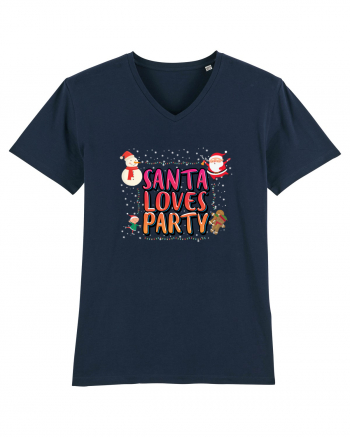 Santa Loves Party French Navy