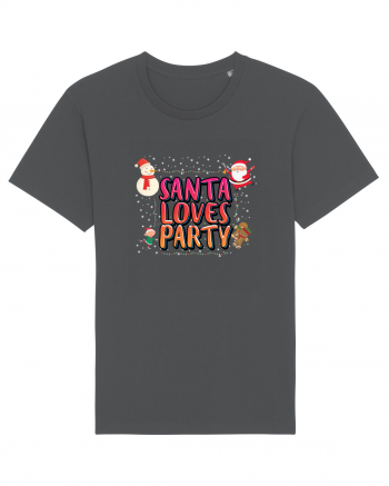 Santa Loves Party Anthracite