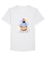 Dragoste e dulce Tricou mânecă scurtă guler larg Bărbat Skater