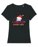 G-Wagen For Good Kids Tricou mânecă scurtă guler larg fitted Damă Expresser