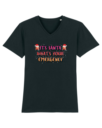 It's Santa What's Your Emergency Black