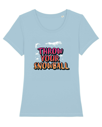 Throw Your Snowball Sky Blue