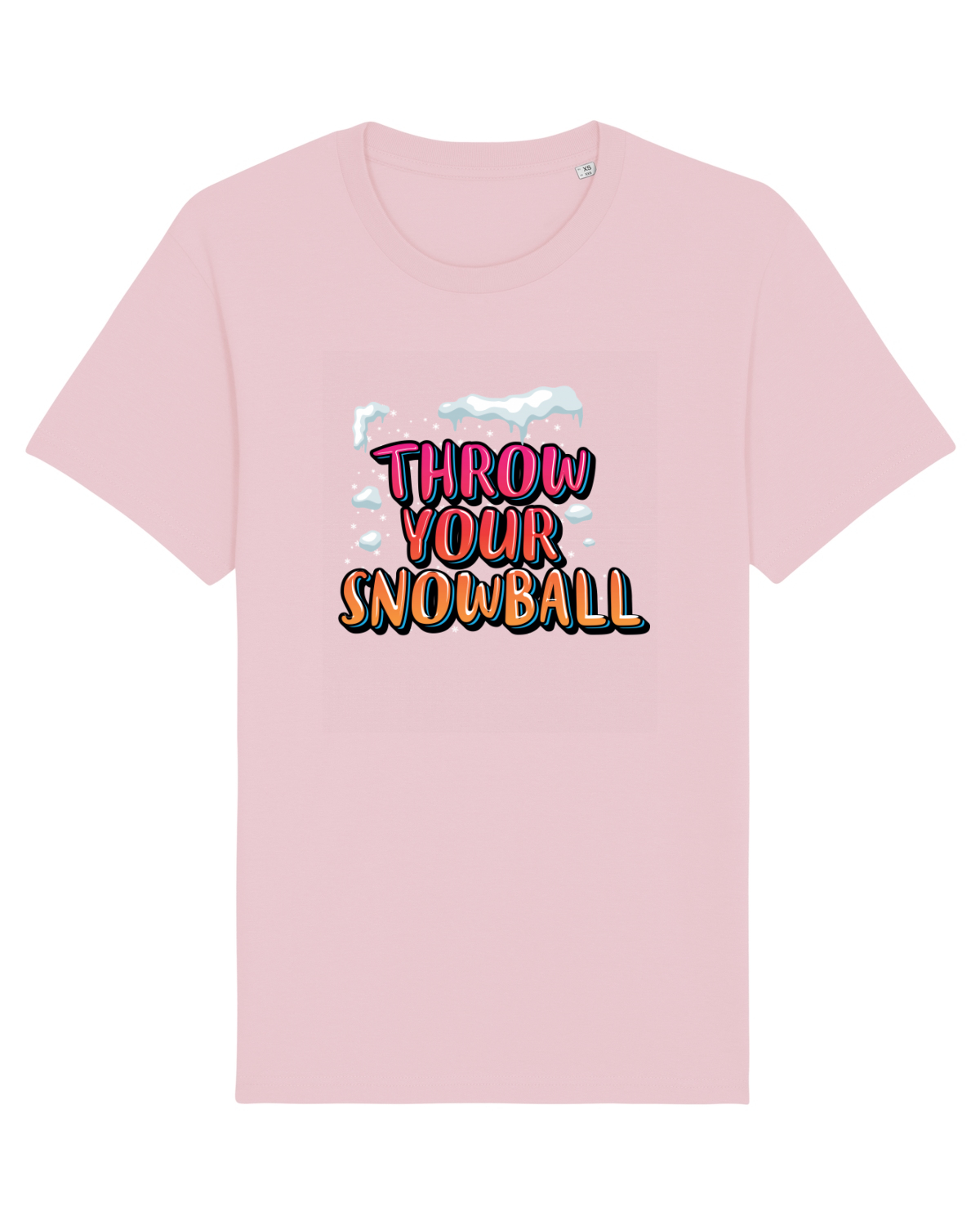 Tricou mânecă scurtă Unisex Rocker Cotton Pink