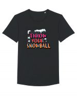 Throw Your Snowball Tricou mânecă scurtă guler larg Bărbat Skater