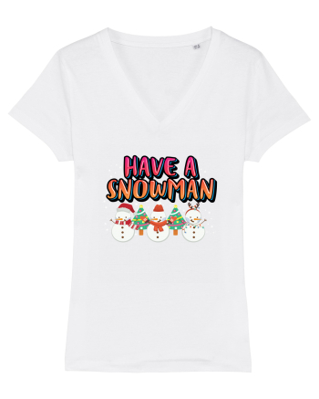 Have A Snowman White