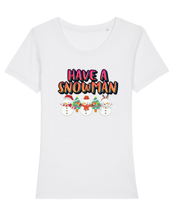 Have A Snowman White