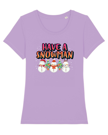 Have A Snowman Lavender Dawn