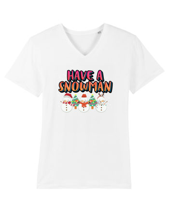 Have A Snowman White