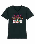 Have A Snowman Tricou mânecă scurtă guler V Bărbat Presenter