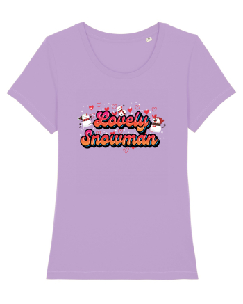 Lovely Snowman Lavender Dawn