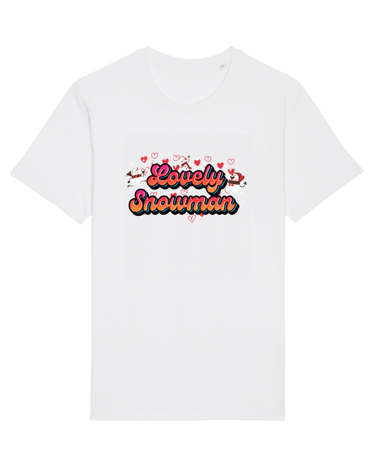 Tricou mânecă scurtă Unisex Rocker White