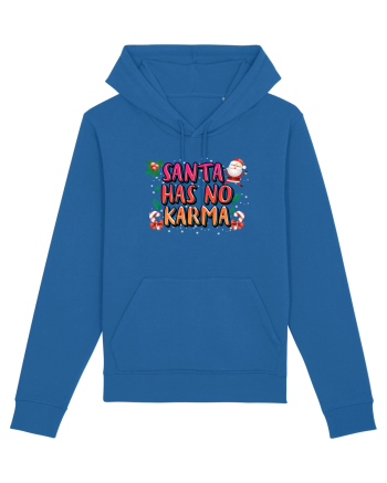 Santa Has No Karma Royal Blue