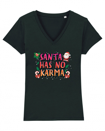 Santa Has No Karma Black