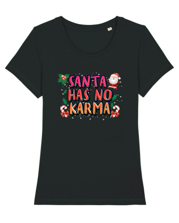 Santa Has No Karma Black