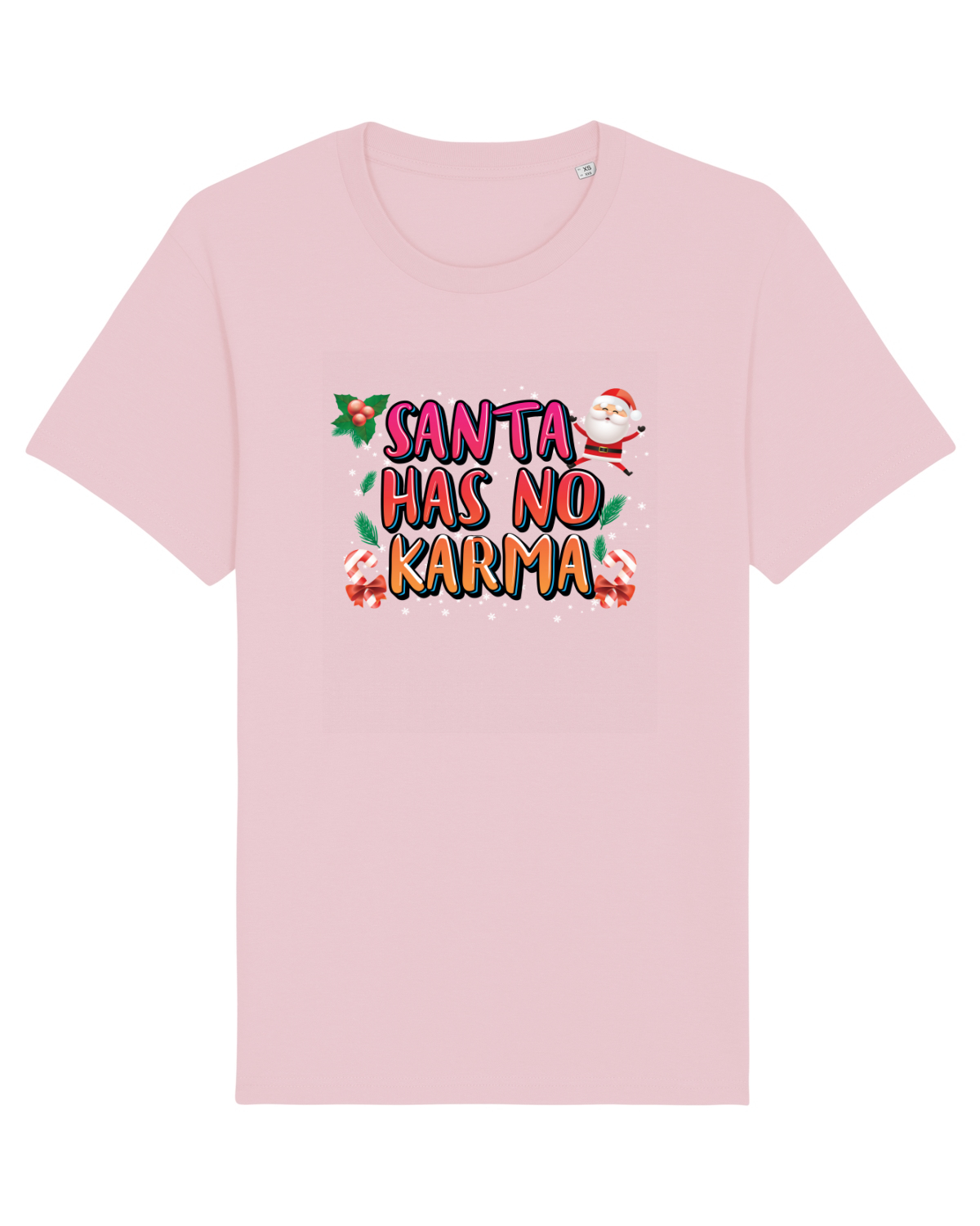 Tricou mânecă scurtă Unisex Rocker Cotton Pink