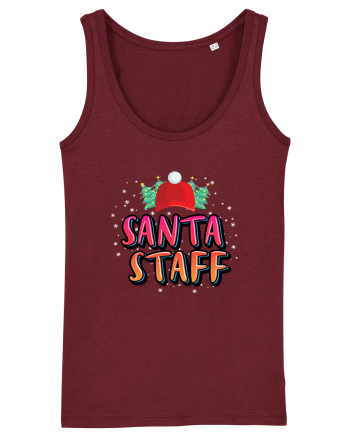 Santa Staff Burgundy