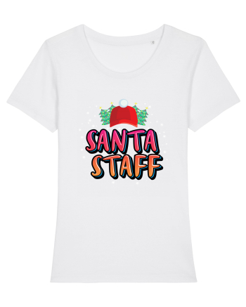 Santa Staff White