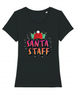 Santa Staff Tricou mânecă scurtă guler larg fitted Damă Expresser