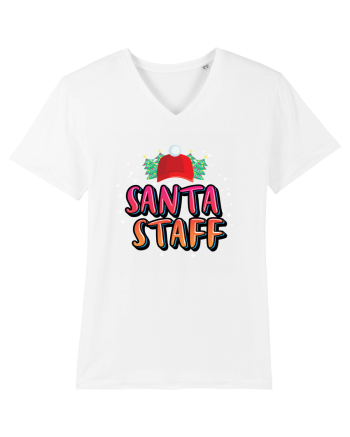 Santa Staff White