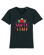 Santa Staff Tricou mânecă scurtă guler V Bărbat Presenter