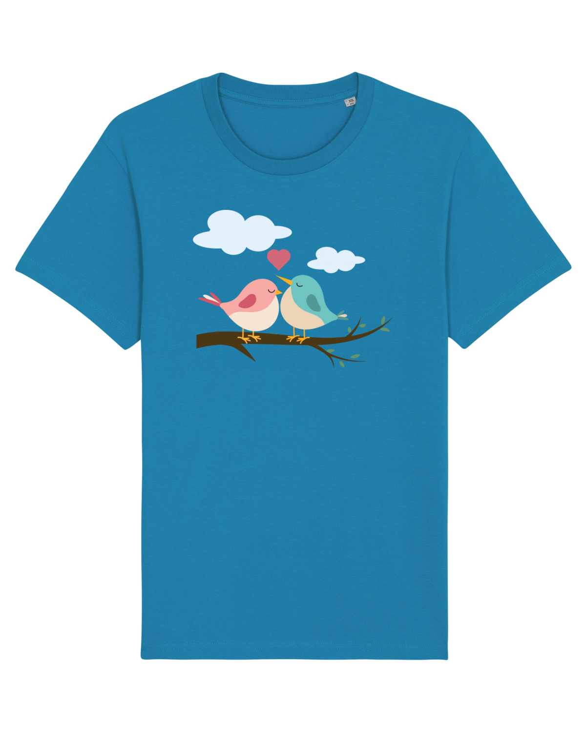 Tricou mânecă scurtă Unisex Rocker Azur