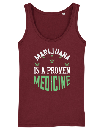 Marijuana is a Medicine Burgundy
