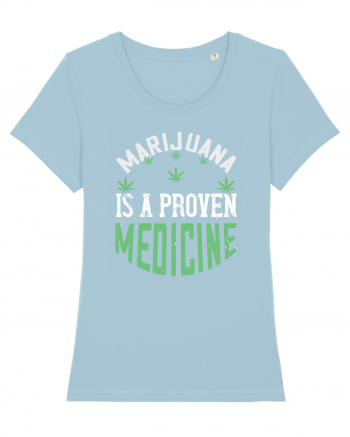 Marijuana is a Medicine Sky Blue