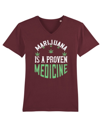 Marijuana is a Medicine Burgundy
