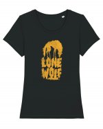 Lone Wolf Tricou mânecă scurtă guler larg fitted Damă Expresser