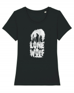 Lone Wolf Tricou mânecă scurtă guler larg fitted Damă Expresser