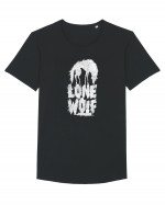 Lone Wolf Tricou mânecă scurtă guler larg Bărbat Skater