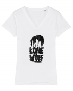 Lone Wolf Tricou mânecă scurtă guler V Damă Evoker