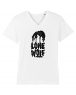 Lone Wolf Tricou mânecă scurtă guler V Bărbat Presenter