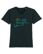 feleJuma Tricou mânecă scurtă guler V Bărbat Presenter