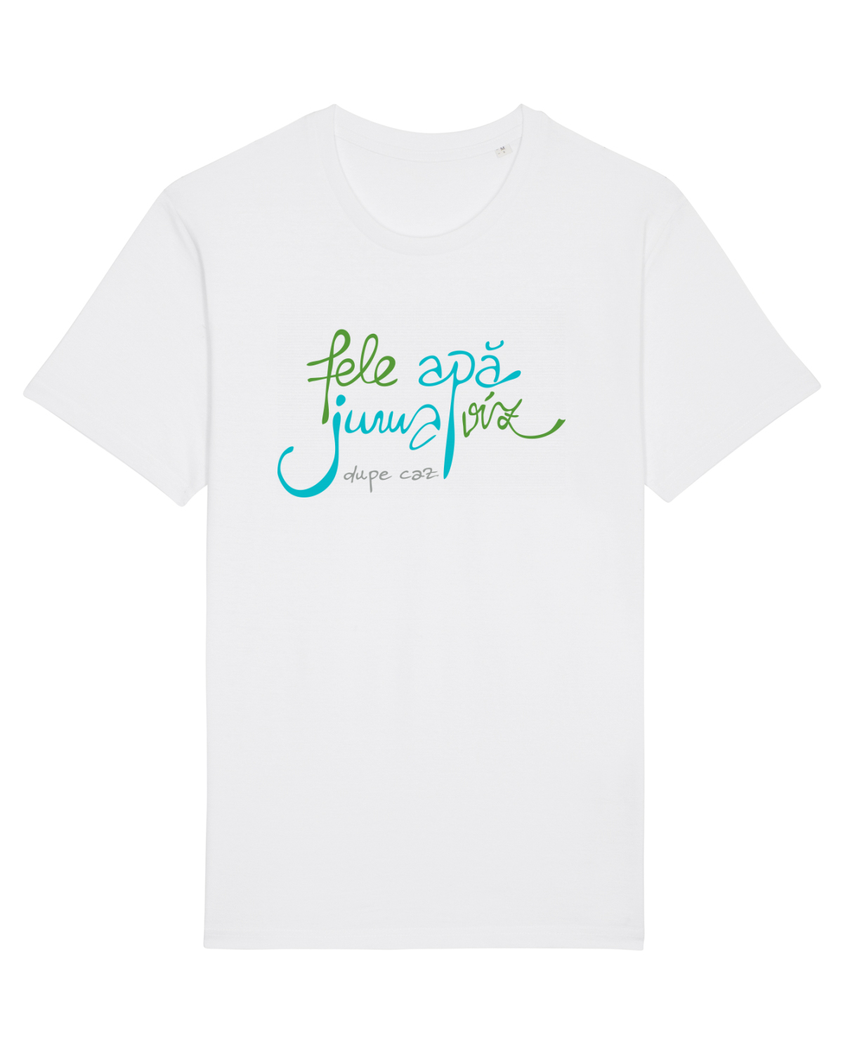 Tricou mânecă scurtă Unisex Rocker White