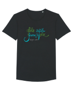 feleJuma Tricou mânecă scurtă guler larg Bărbat Skater
