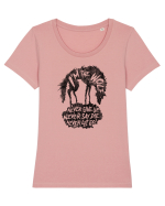 I'm the Wolf Tricou mânecă scurtă guler larg fitted Damă Expresser